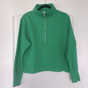 H&M Cropped sweatshirt Size XL in green